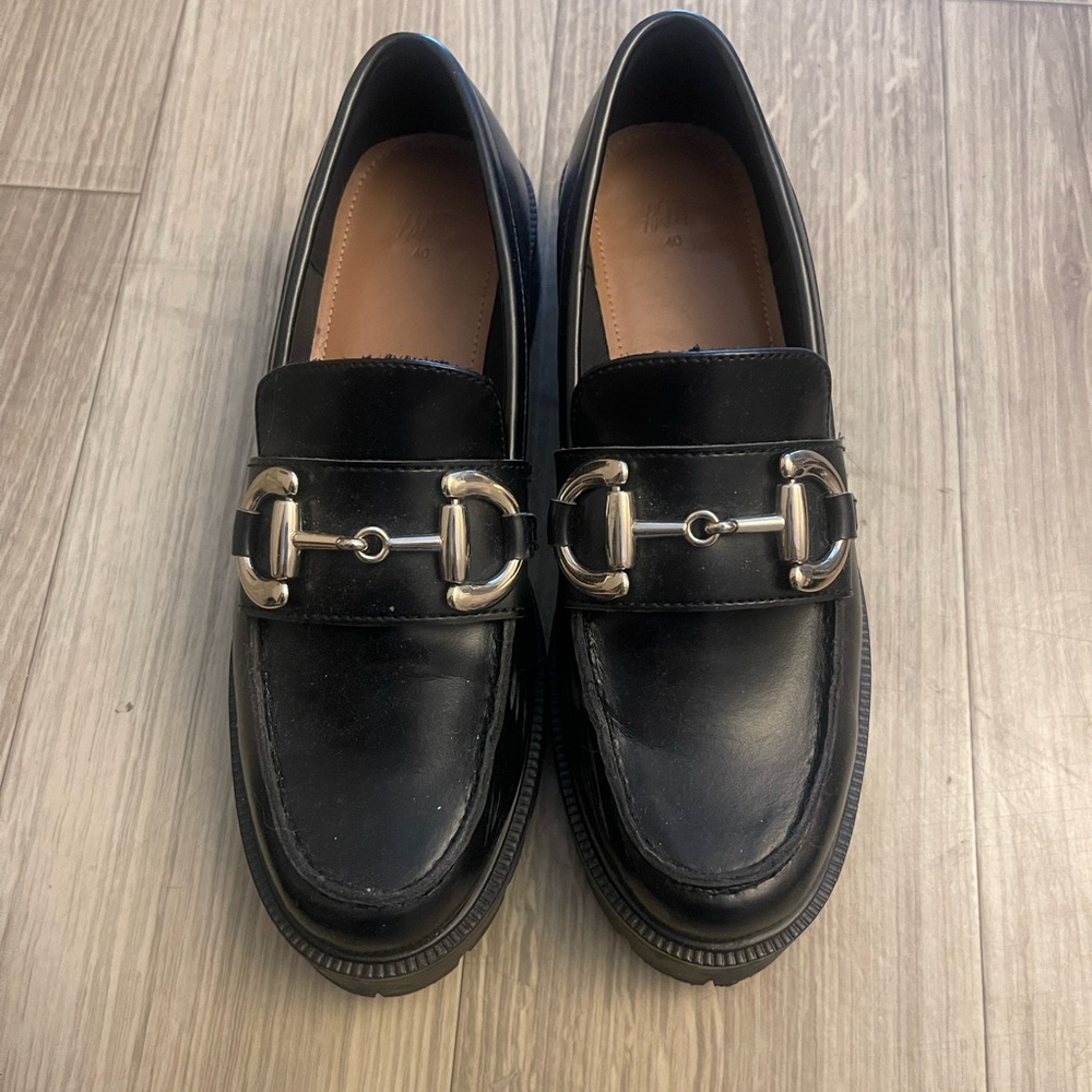 H&M Chunky Black Loafers
